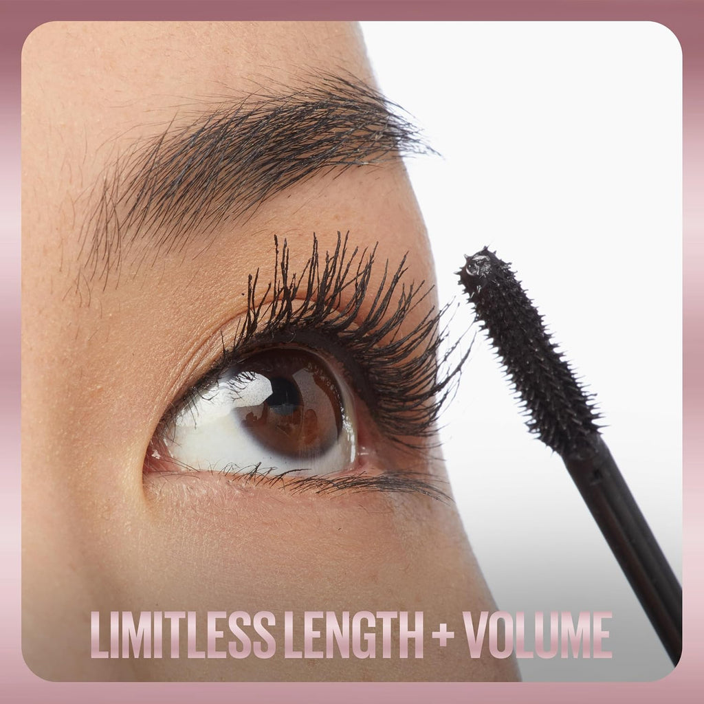 Maybelline Mascara, Lash Sensational Sky High Volumizing Thickening, Black | With Bamboo Extract, Eyelash Lengthening, Flake-Free Formula, Washable Mascara, Full Volume