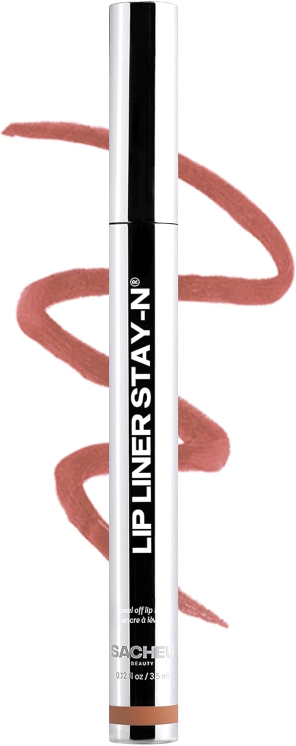 Sacheu Lip Liner STAY-N Peel Off Lip Stain, Longwear, p-INKED |