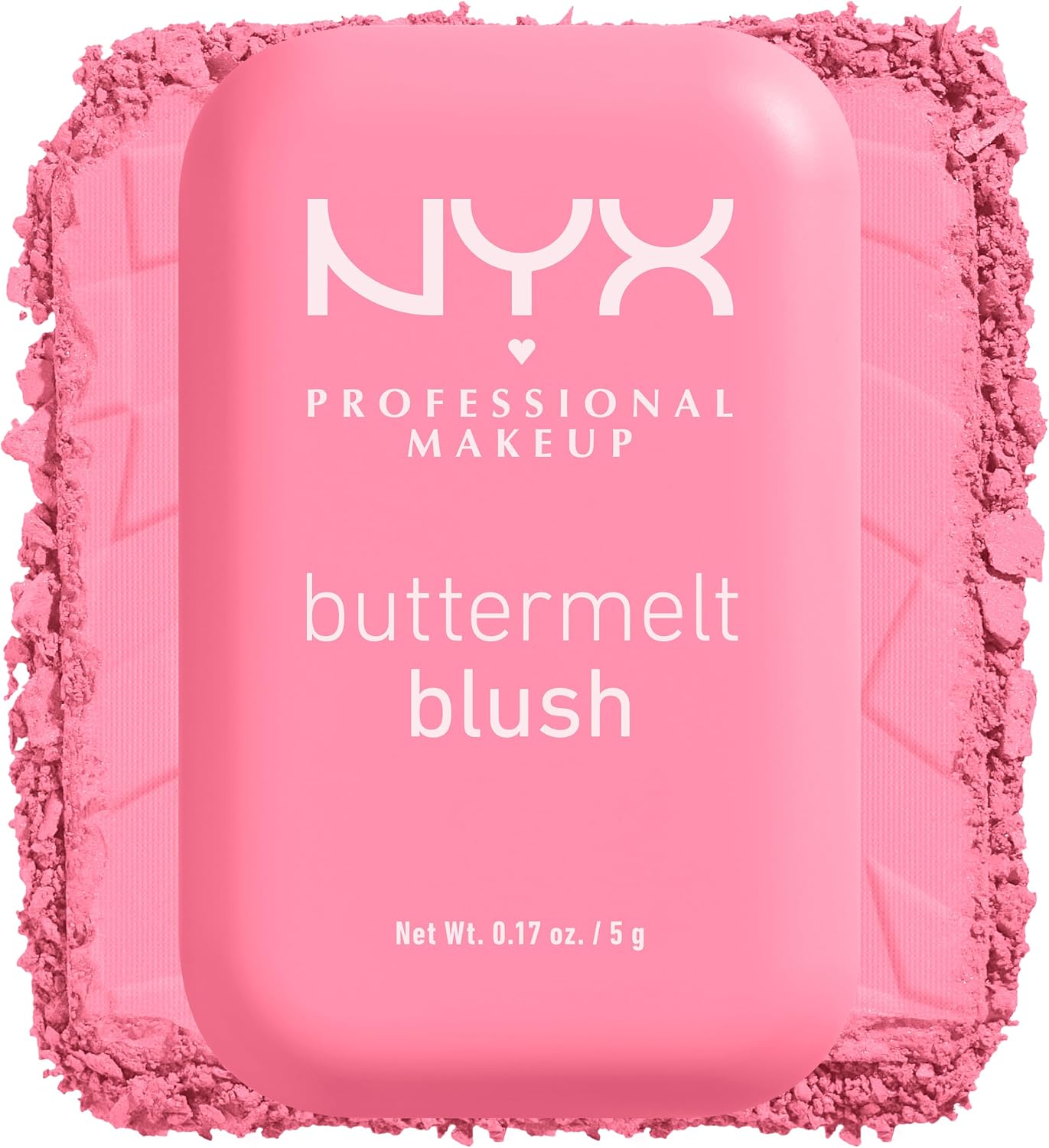 NYX Professional Makeup Buttermelt Powder Blush, Blendable: Butta Together | With Mango, Shea and Almond Butter, Up To 12H Wear, Seamless Blending, Fade and Transfer Resistant, Vegan Formula