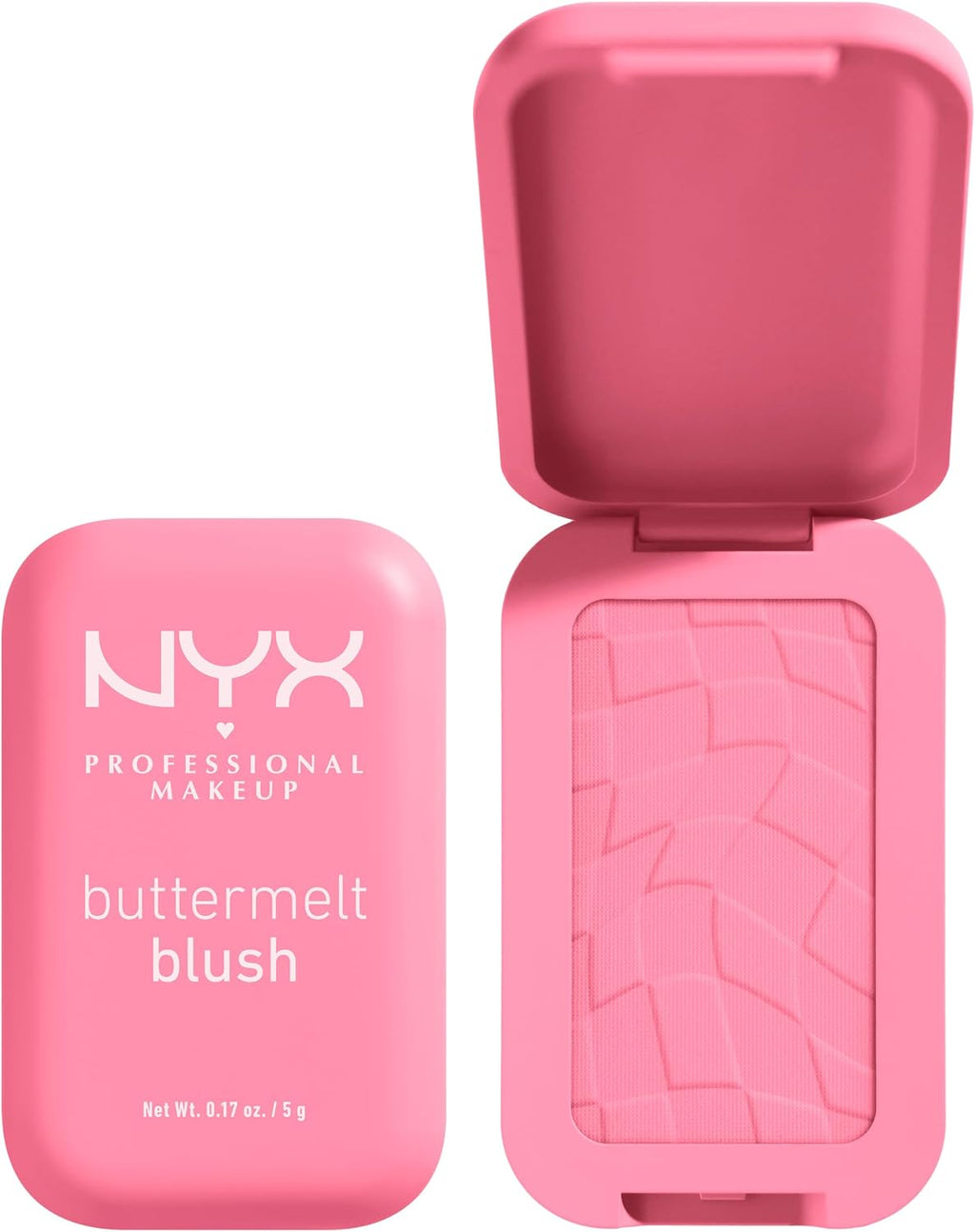 NYX Professional Makeup Buttermelt Powder Blush, Blendable: Butta Together | With Mango, Shea and Almond Butter, Up To 12H Wear, Seamless Blending, Fade and Transfer Resistant, Vegan Formula