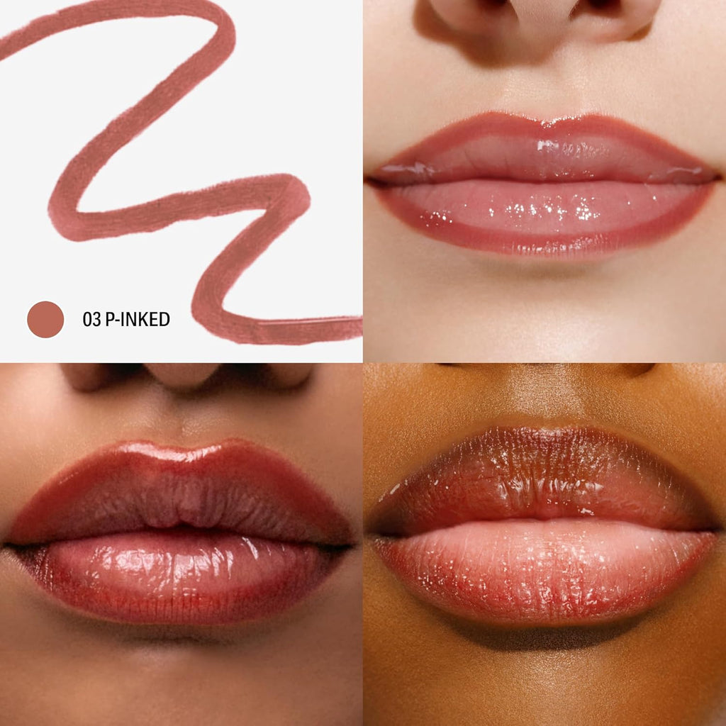 Sacheu Lip Liner STAY-N Peel Off Lip Stain, Longwear, p-INKED |