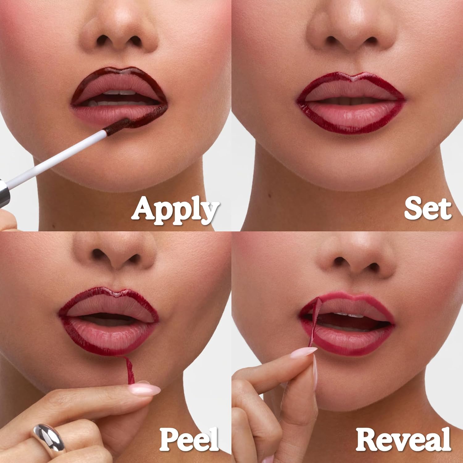Sacheu Lip Liner STAY-N Peel Off Lip Stain, Longwear, p-INKED |