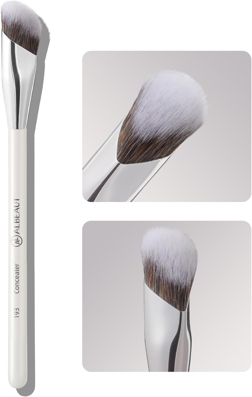Albeaut Concealer Brush, Angled Under Eye Makeup brush