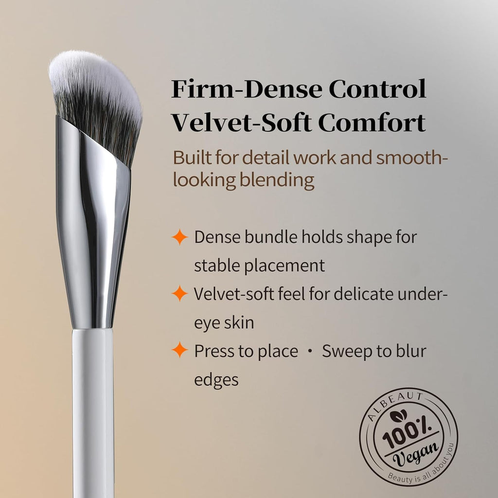 Albeaut Concealer Brush, Angled Under Eye Makeup brush