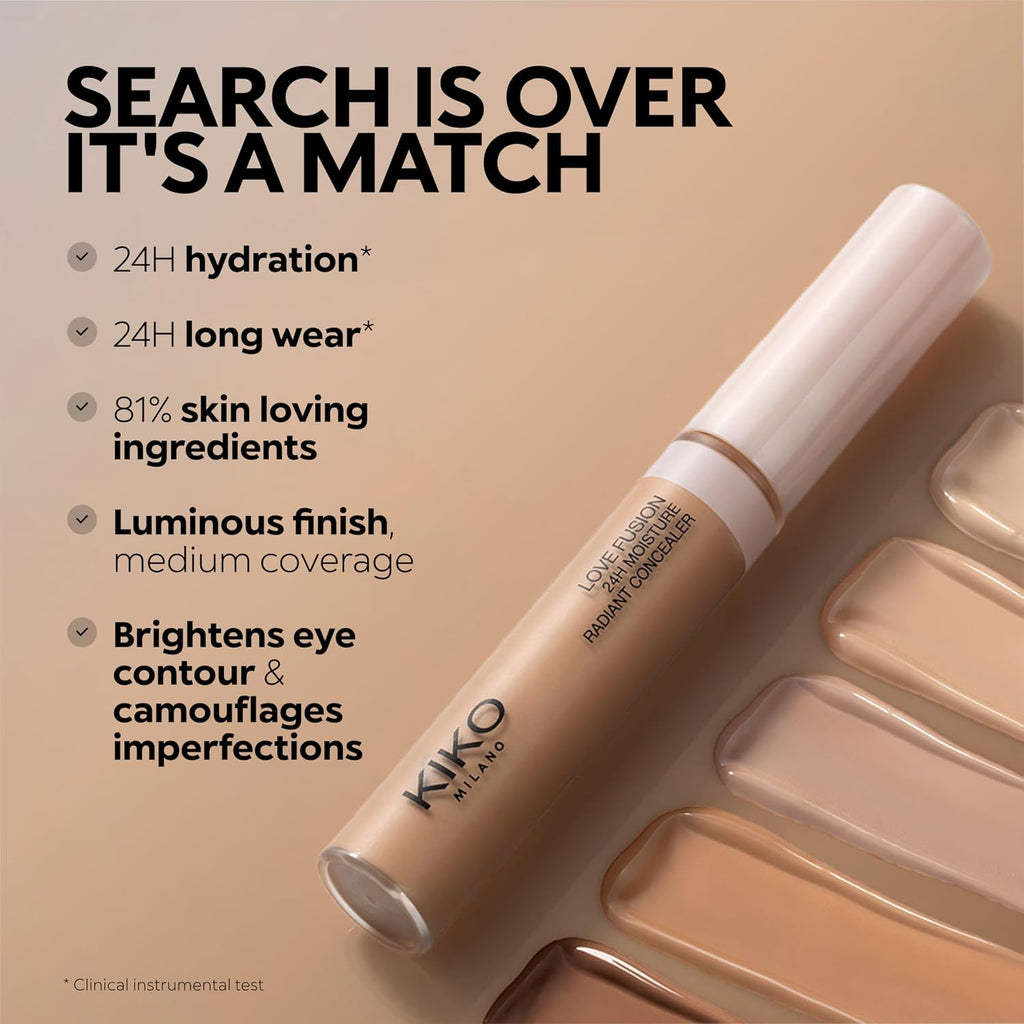 KIKO Milano Love Fusion 24H Moisture Radiant Concealer 8