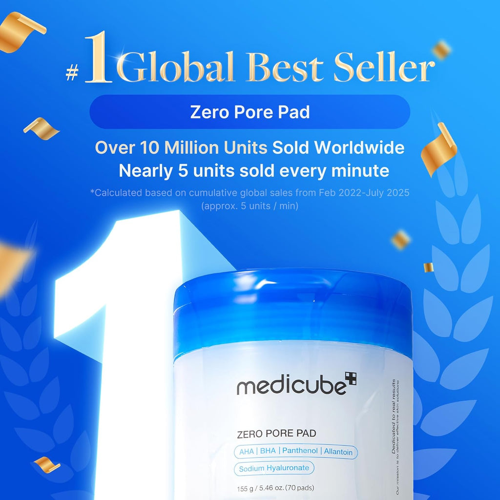 Medicube Toner Pads Zero Pore Pad 2.0 for Exfoliation and Pore Care