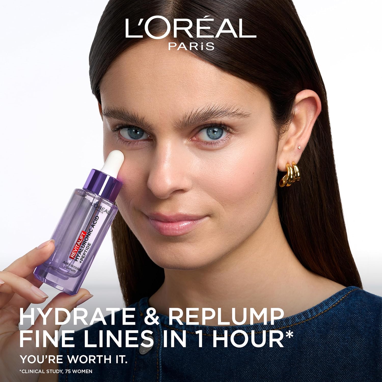 L'Oréal Paris 1.5% Hyaluronic Acid Face Serum, Revitalift Filler, 30ml